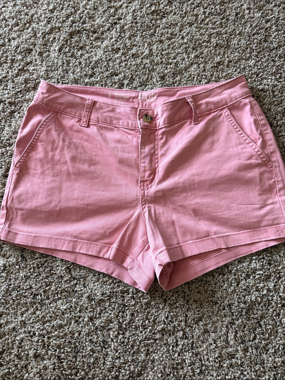 a.n.a Pink Cotton Shorts